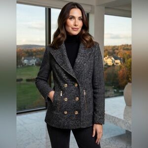 MICHAEL Michael Kors doubles breasted Peacock, Size Large